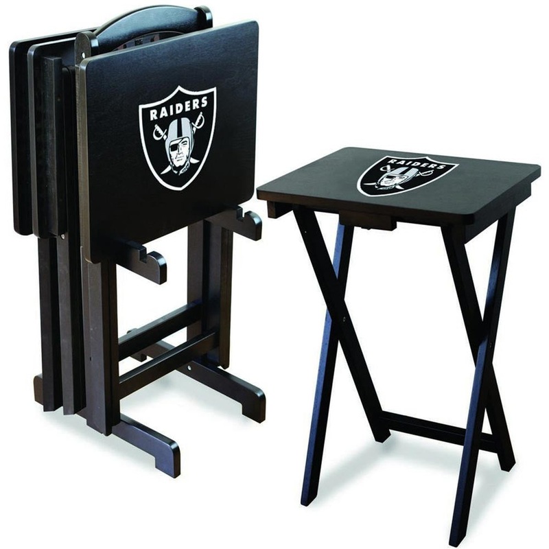 Las Vegas Raiders TV Tray Set