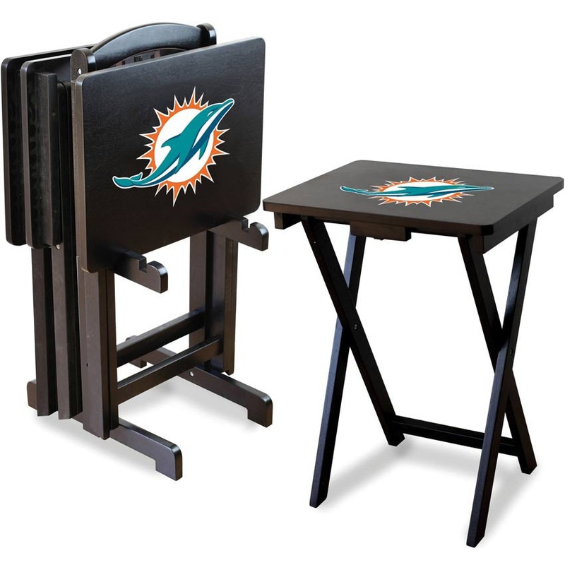 Miami Dolphins TV Tray Set