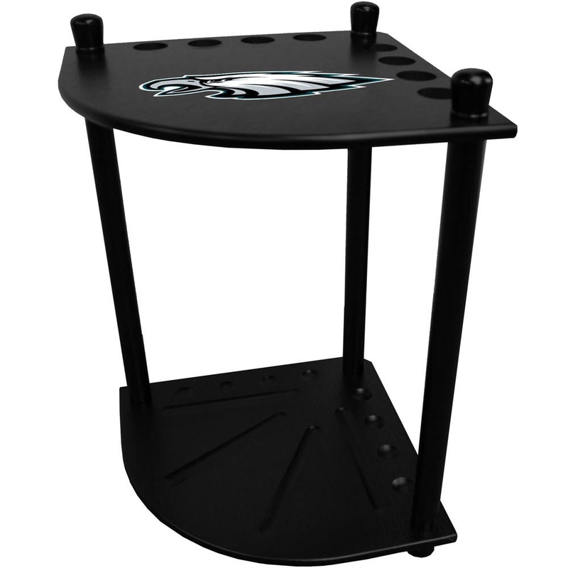 Philadelphia Eagles Corner Cue Rack