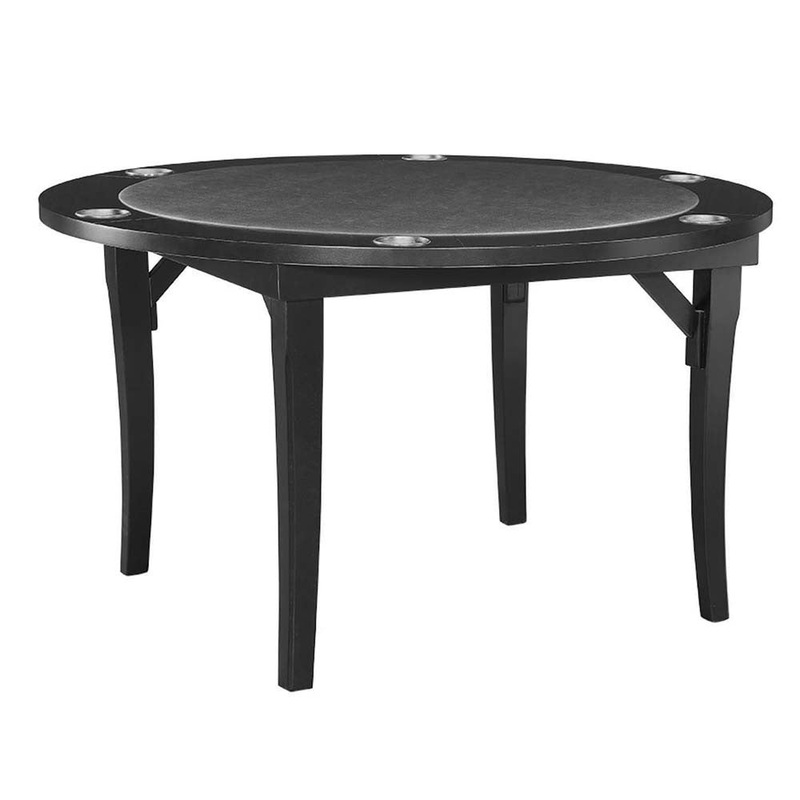 Ram Gameroom Folding Poker Table  48″ Black