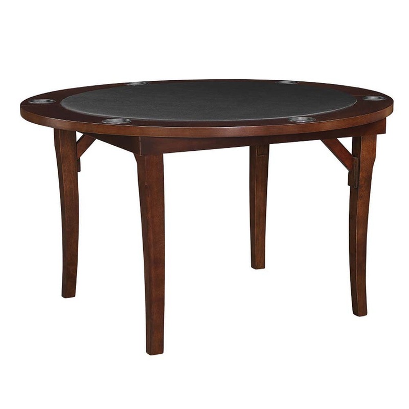 Ram Gameroom Folding Poker Table  48″ Cappuccino