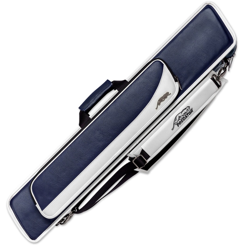 Predator C48BLUWHTS 4 Butt x 8 Shaft Roadline Soft Case – Blue and White