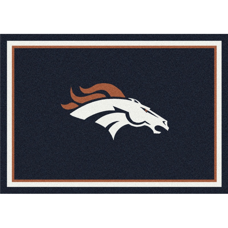 Denver Broncos Rug Team Spirit
