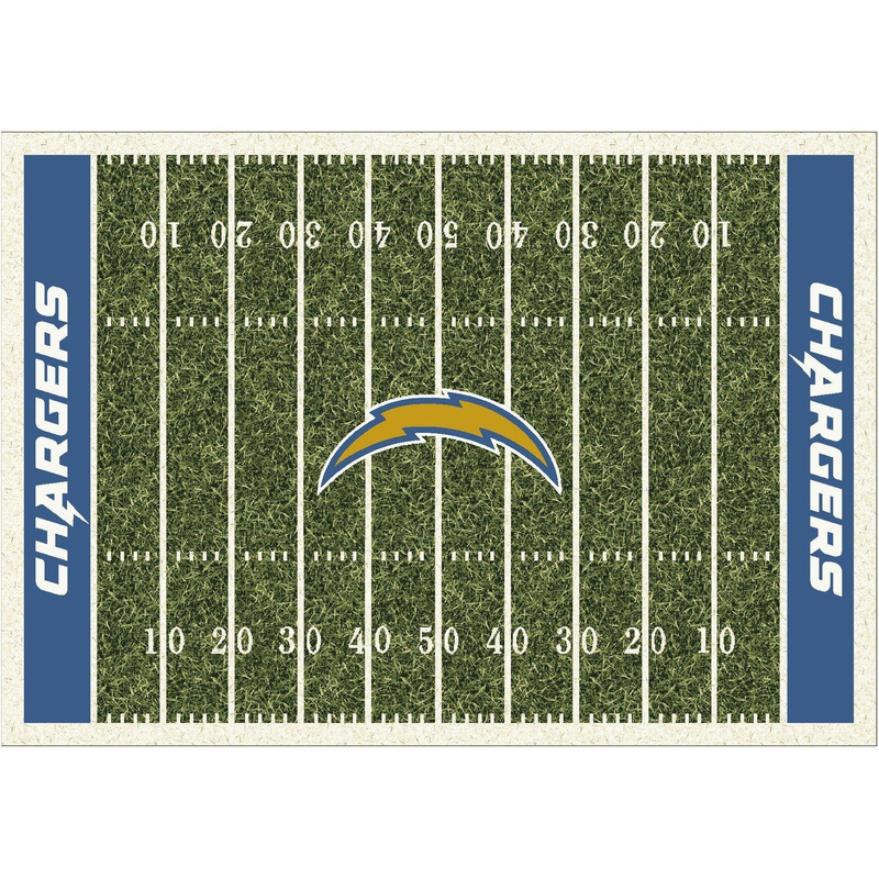 Los Angeles Chargers Rug Home Field