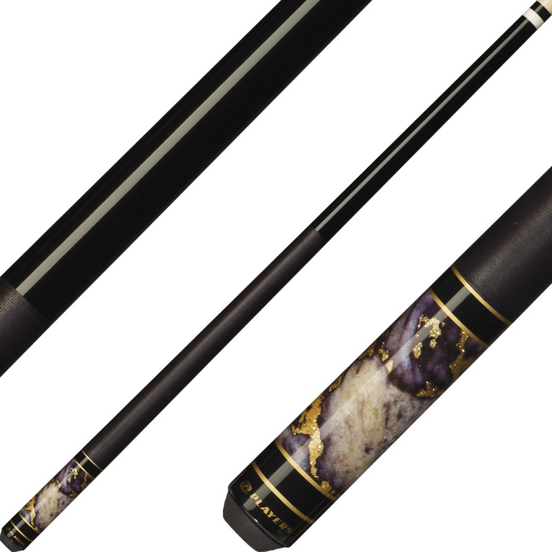 Players C-948 Classic Series Pool Cue – Obsidian Grey
