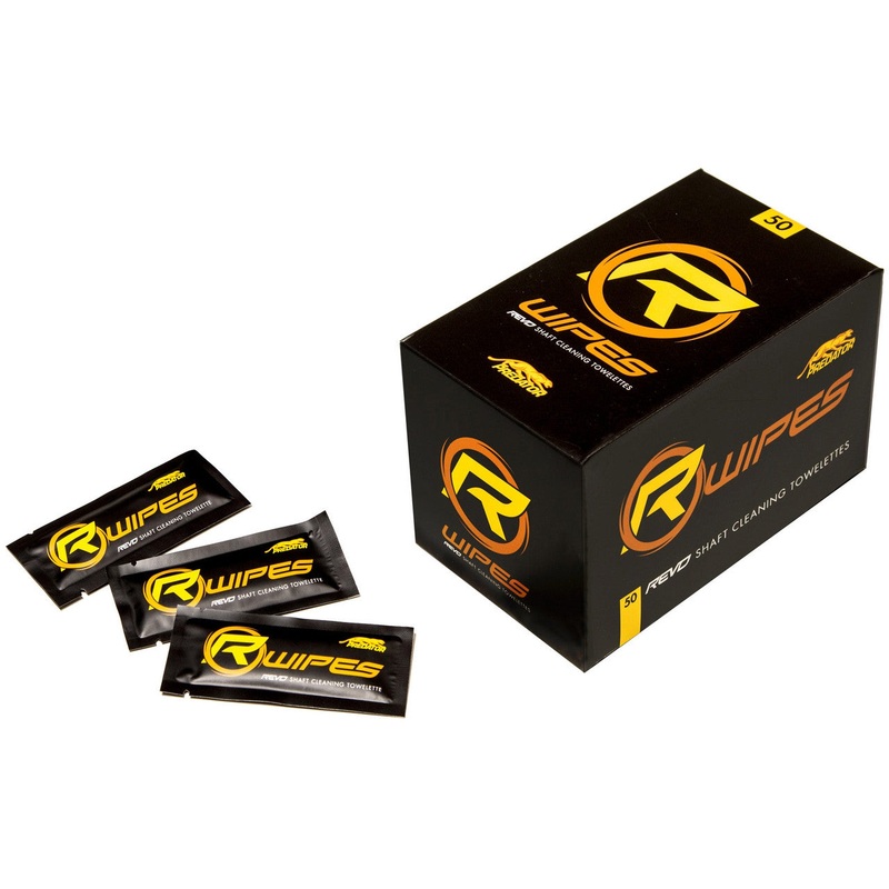 Predator REVO Towelette – Shaft Cleaning Wipes 50 Pack