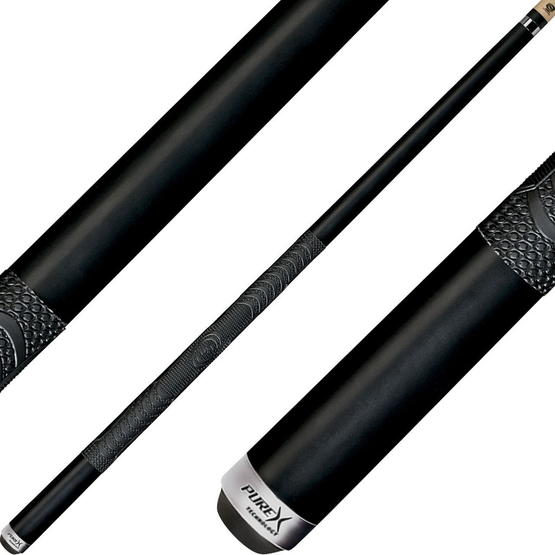 Pure X HXTC13 Cue – Matte Black with MZ Grip Technology