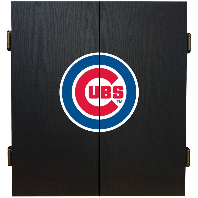 Chicago Cubs Dartboard Cabinet Set Fan’s Choice