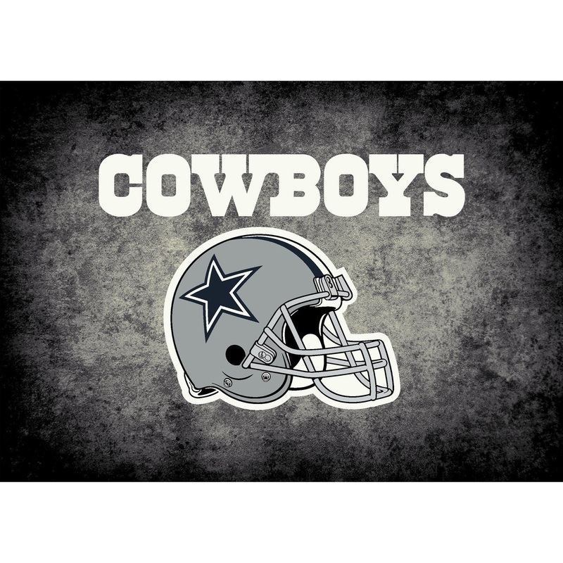 Dallas Cowboys Rug Distressed