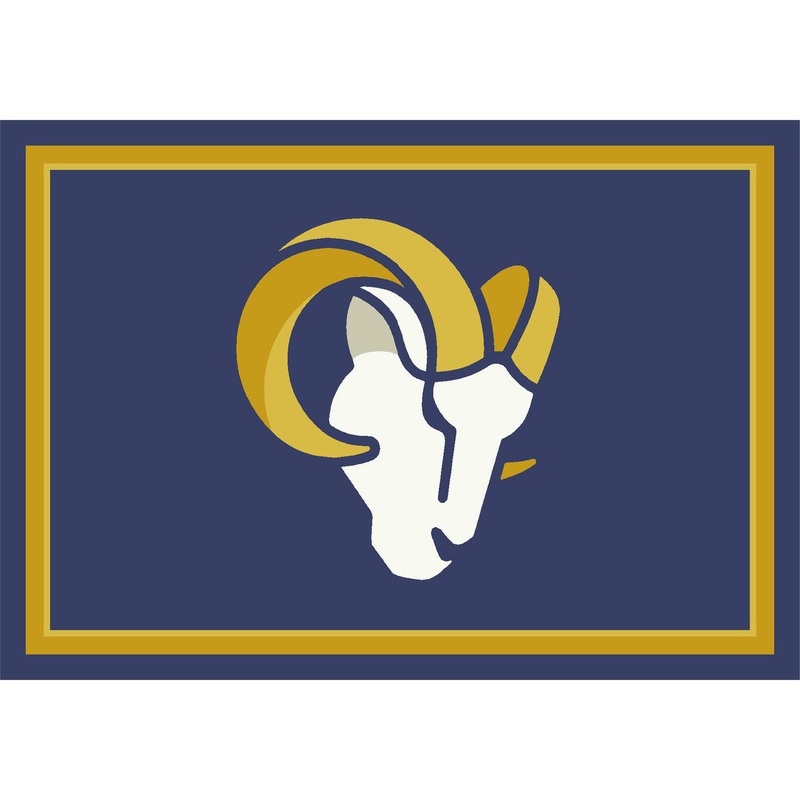 Los Angeles Rams Rug Team Spirit