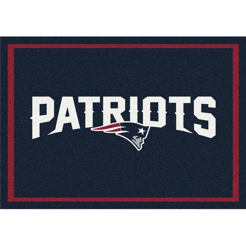 New England Patriots Rug Team Spirit