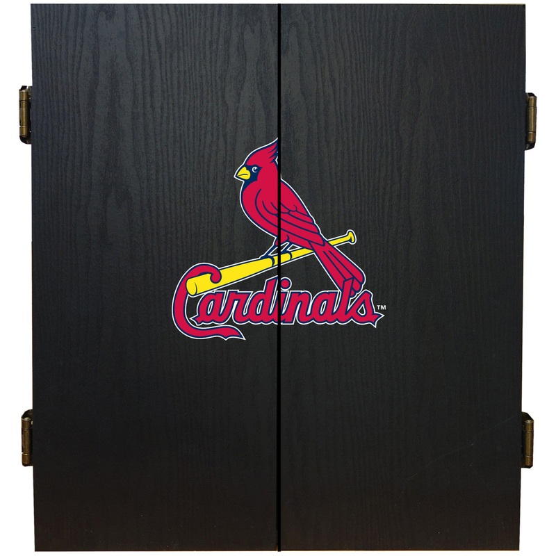 St Louis Cardinals Dartboard Cabinet Set Fan’s Choice