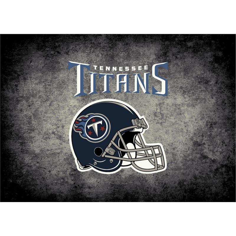 Tennessee Titans Rug Distressed