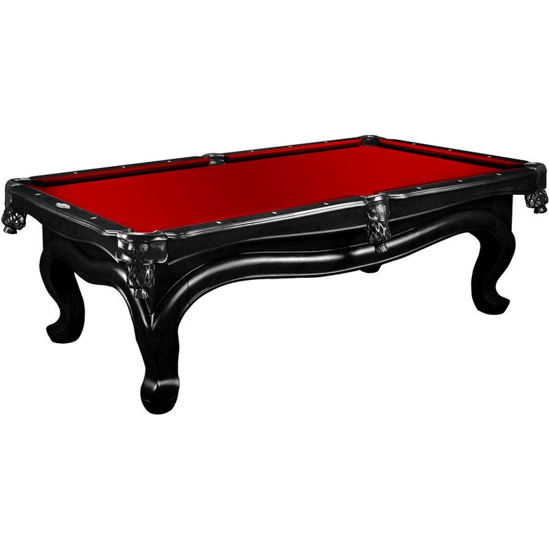 Athens 8 Foot Pool Table Birch Black