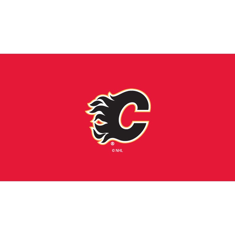 Calgary Flames Pool Table Felt