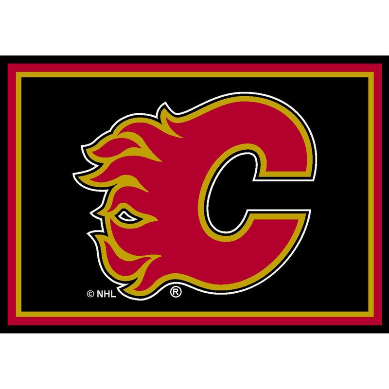 Calgary Flames Rug Team Spirit