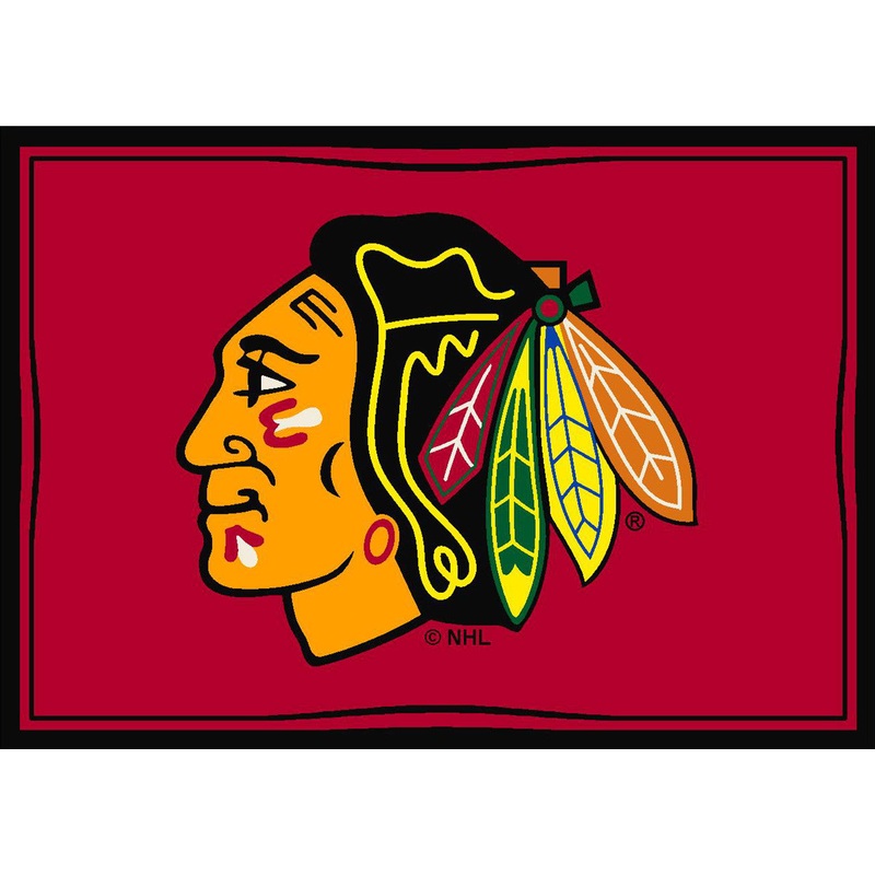 Chicago Blackhawks Rug Team Spirit