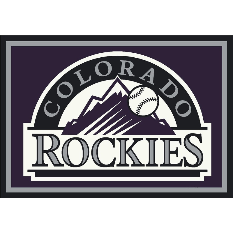 Colorado Rockies Rug Team Spirit