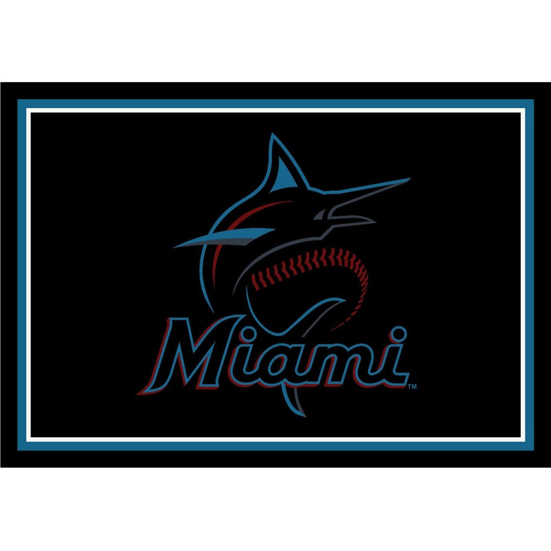 Miami Marlins Rug Team Spirit
