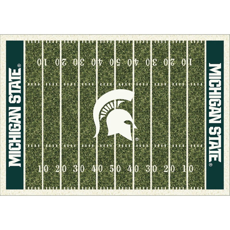 Michigan State University Rug Home Field