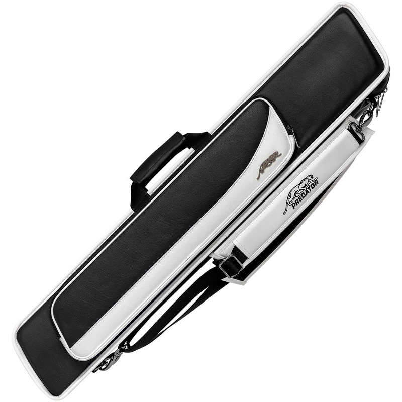 Predator C35BLKWHTH 4 Butt x 8 Shaft Roadline Soft Case – Black and White