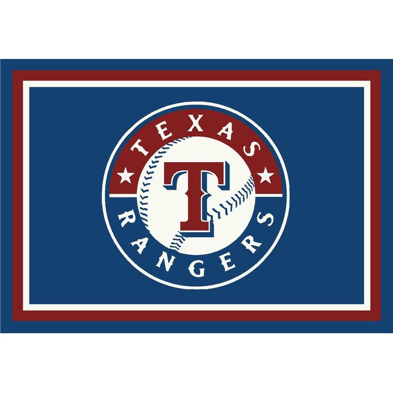 Texas Rangers Rug Team Spirit