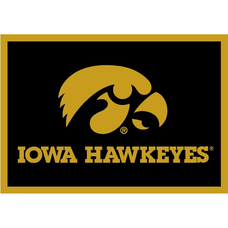 University of Iowa Rug Team Spirit