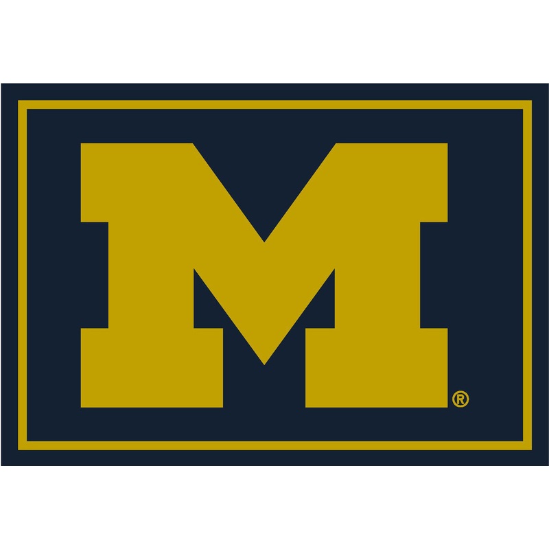 University of Michigan Rug Team Spirit