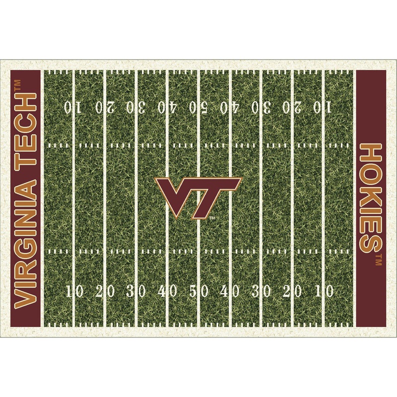 Virginia Tech Rug Home Field