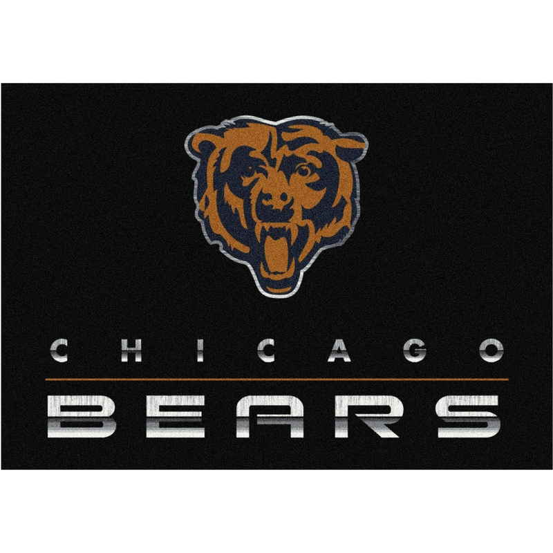 Chicago Bears Rug Chrome