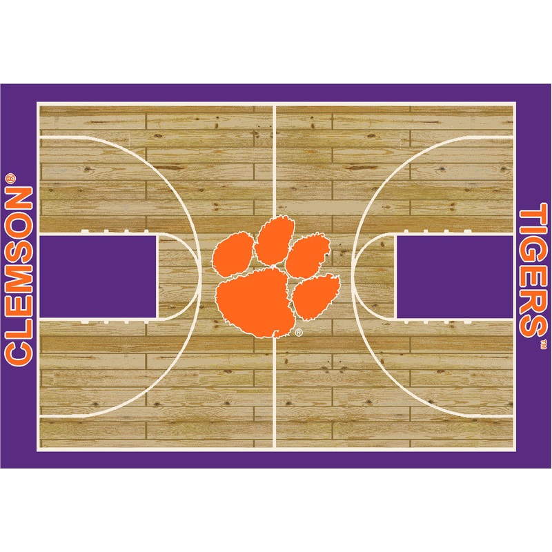 Clemson University Rug Courtside