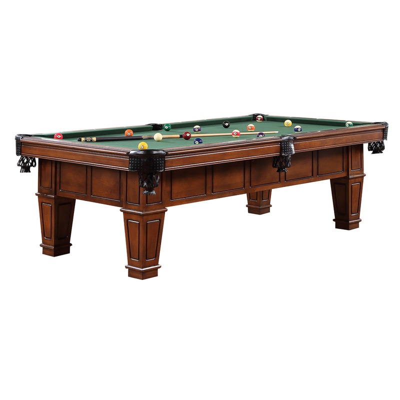 Marietta 8 Foot Pool Table Birch Brown Walnut