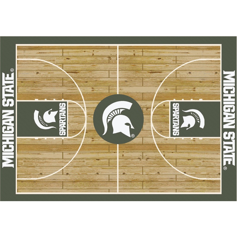Michigan State University Rug Courtside