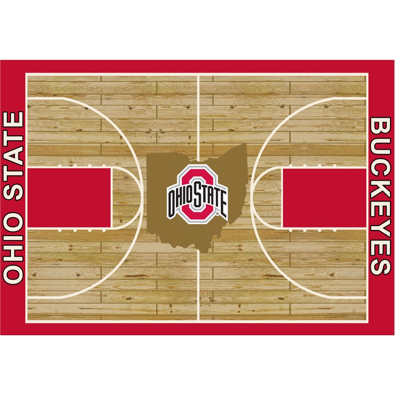 Ohio State University Rug Courtside