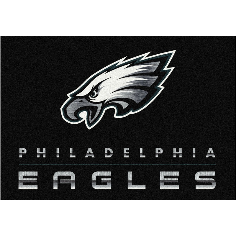 Philadelphia Eagles Rug Chrome