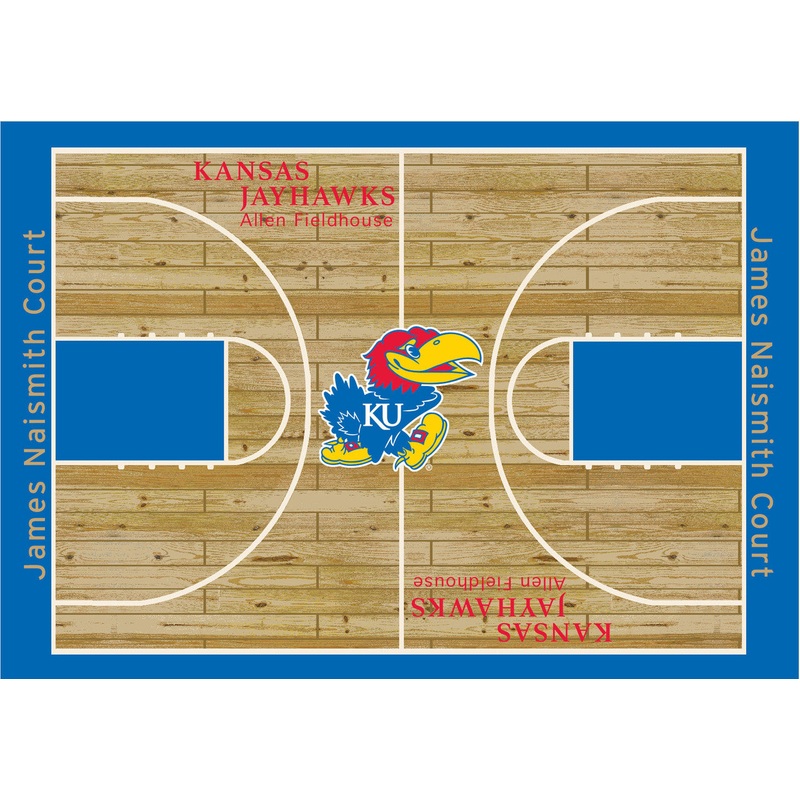 University of Kansas Rug Courtside