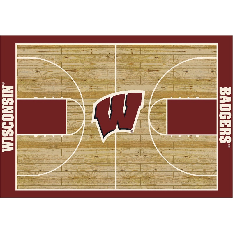 University of Wisconsin Rug Courtside