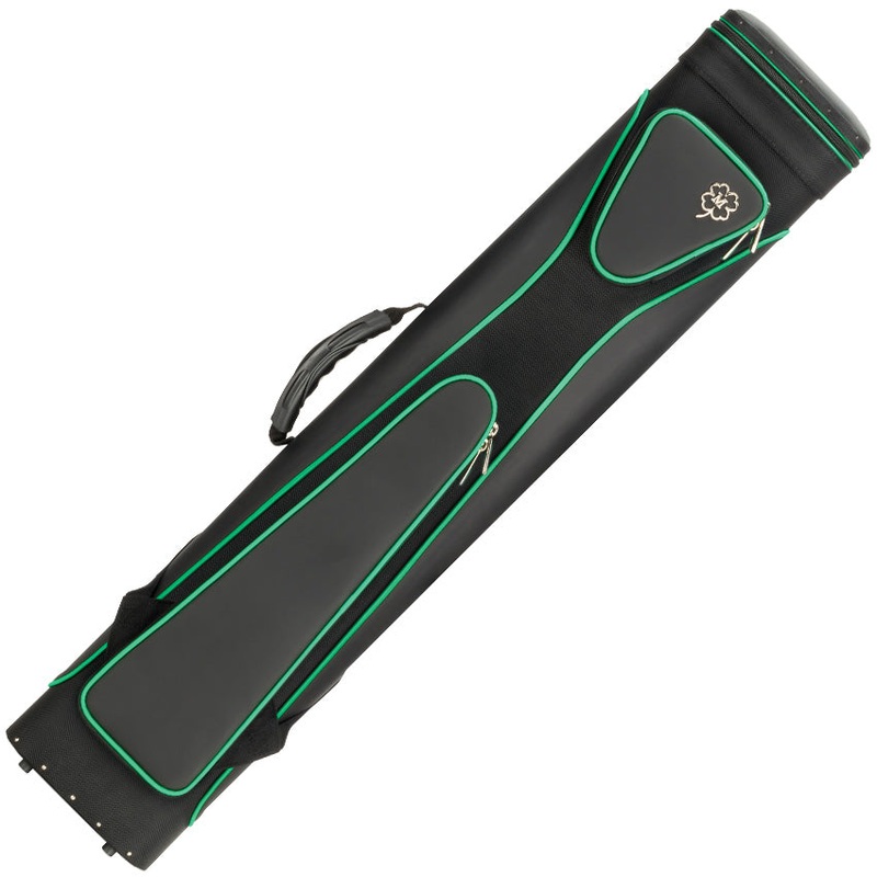 McDermott 750942 Tournament Collection Black/Green 4×6 Sport Pool Cue Case