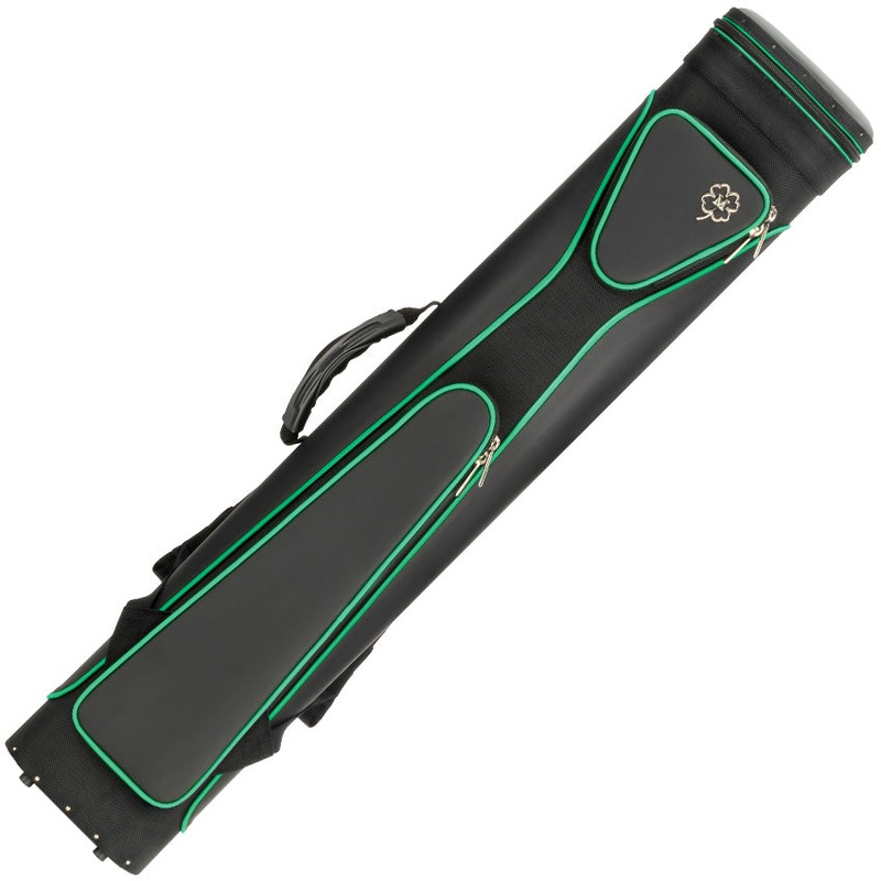 McDermott 750943 Tournament Collection Black/Green 6×6 Sport Pool Cue Case