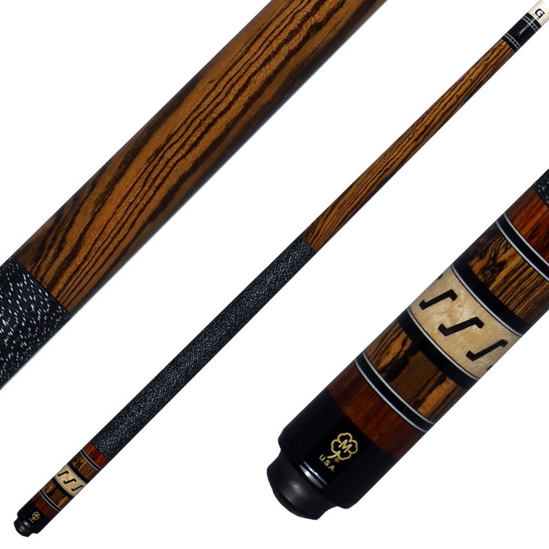 McDermott G308 G Series Pool Cue – Bocote with Irish Linen Wrap