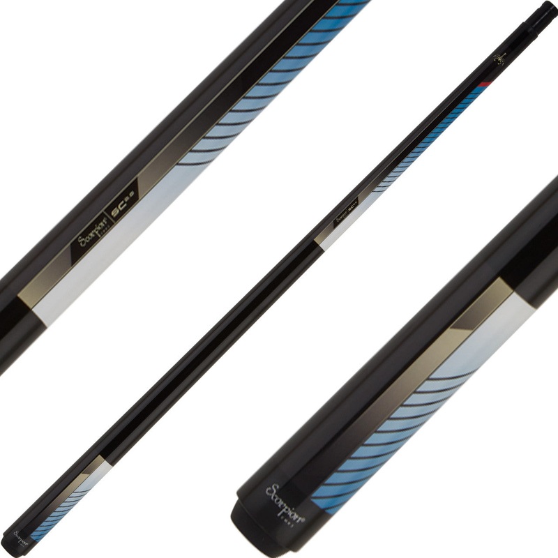 Scorpion SCO114 Pool Cue – Red Stripe