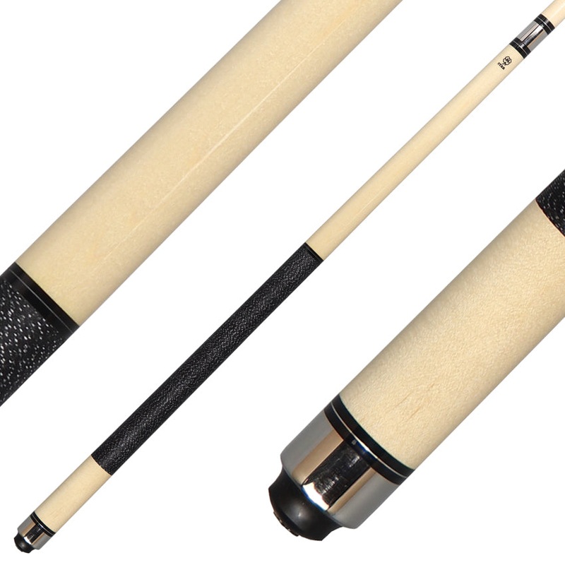 Star S86 Jump/Break No Wrap Pool Cue – Hardrock Maple with Irish Linen Wrap