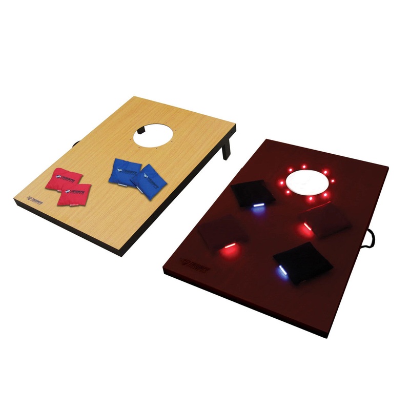 Triumph Cornhole Boards Set LED Lighted Tournament 2×3