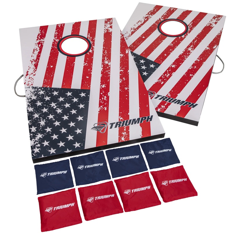 Triumph Cornhole Boards Set Patriotic 2×3