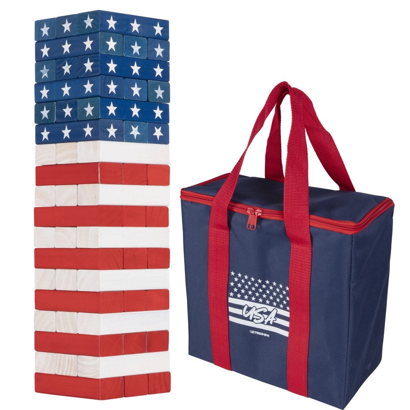 Triumph Patriotic Large Tumble Tower Set 6″