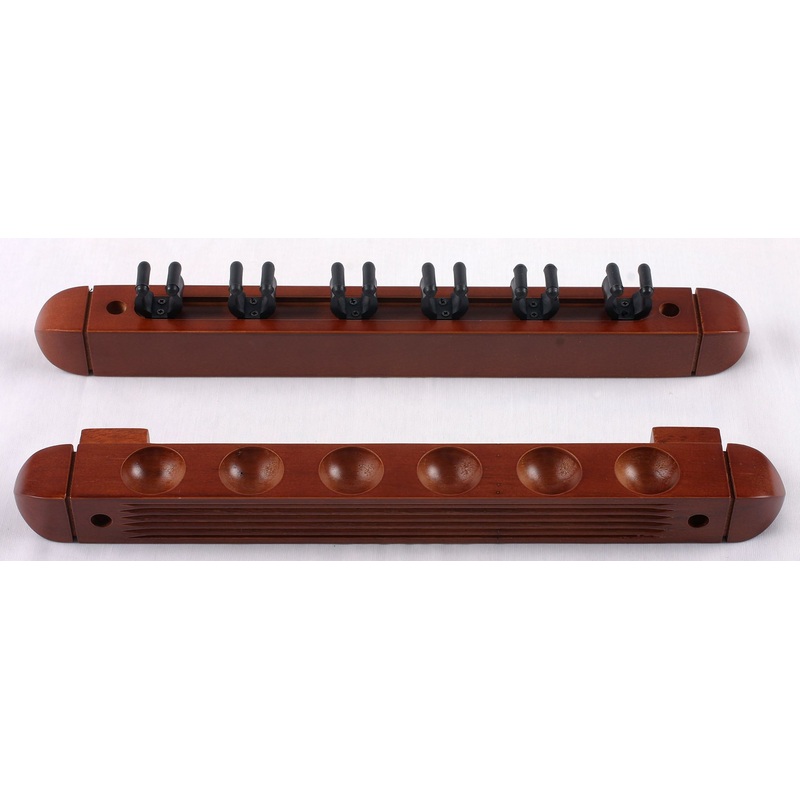 6 Cue 2-PC Wall Rack