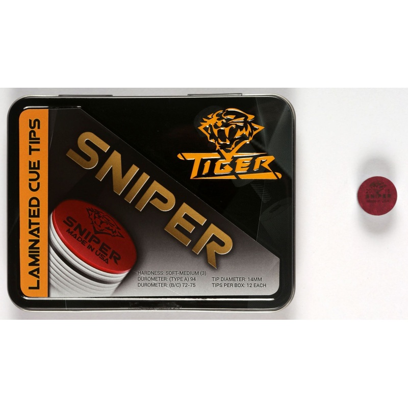 Tiger Sniper Laminated Cue Tip