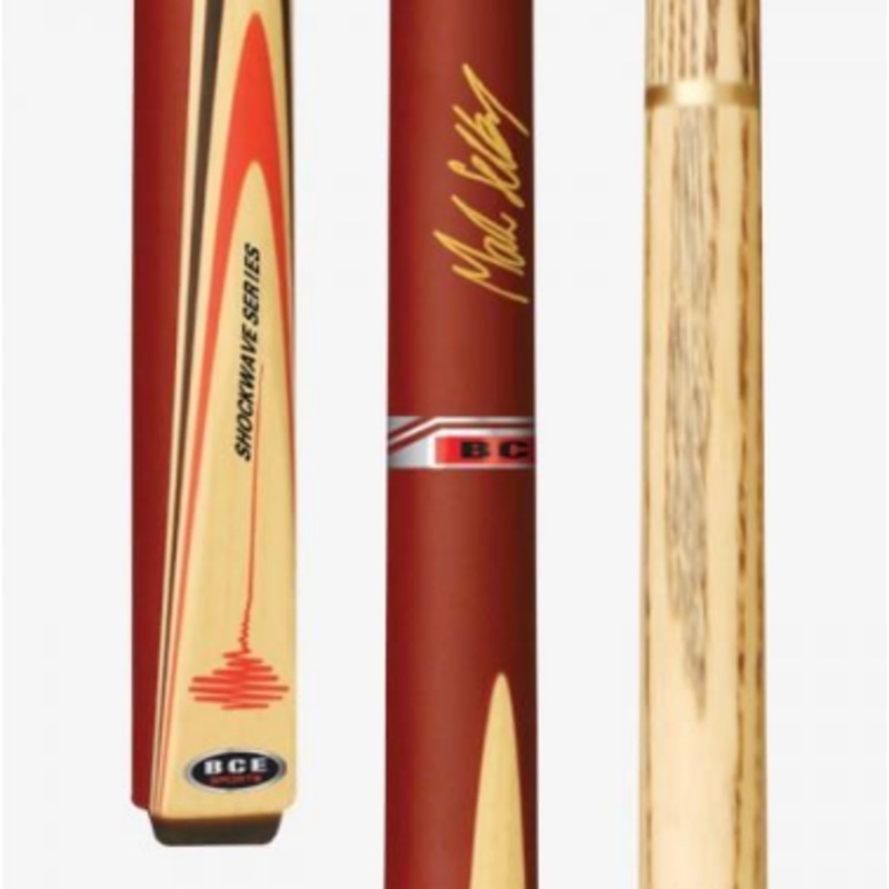 BCE Mark Selby Shockwave 2pc Snooker Cue – Red