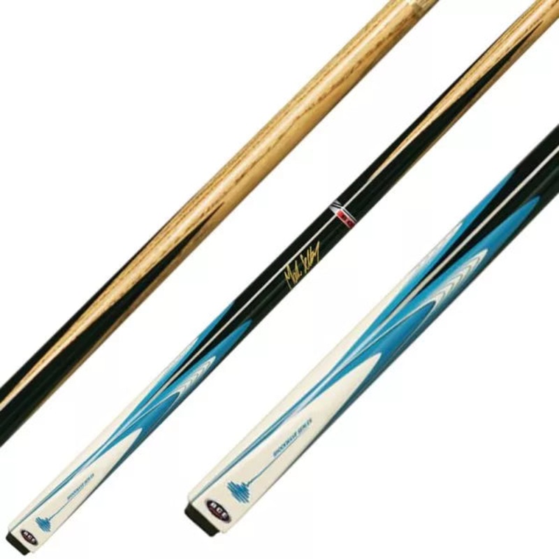 BCE Mark Selby Shockwave 2pc Snooker Cue – White & Blue