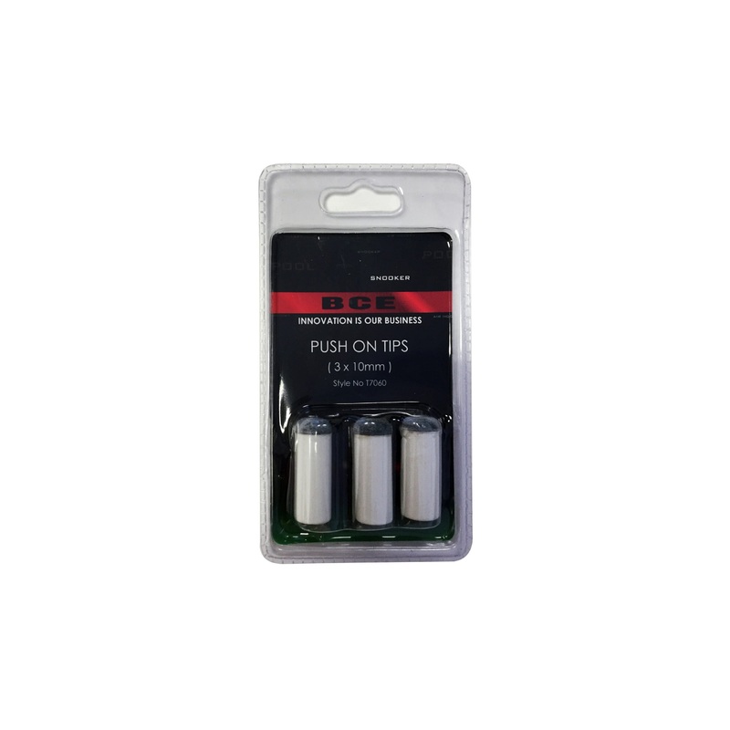 BCE Push On Snooker Cue Tips – 10mm Tips